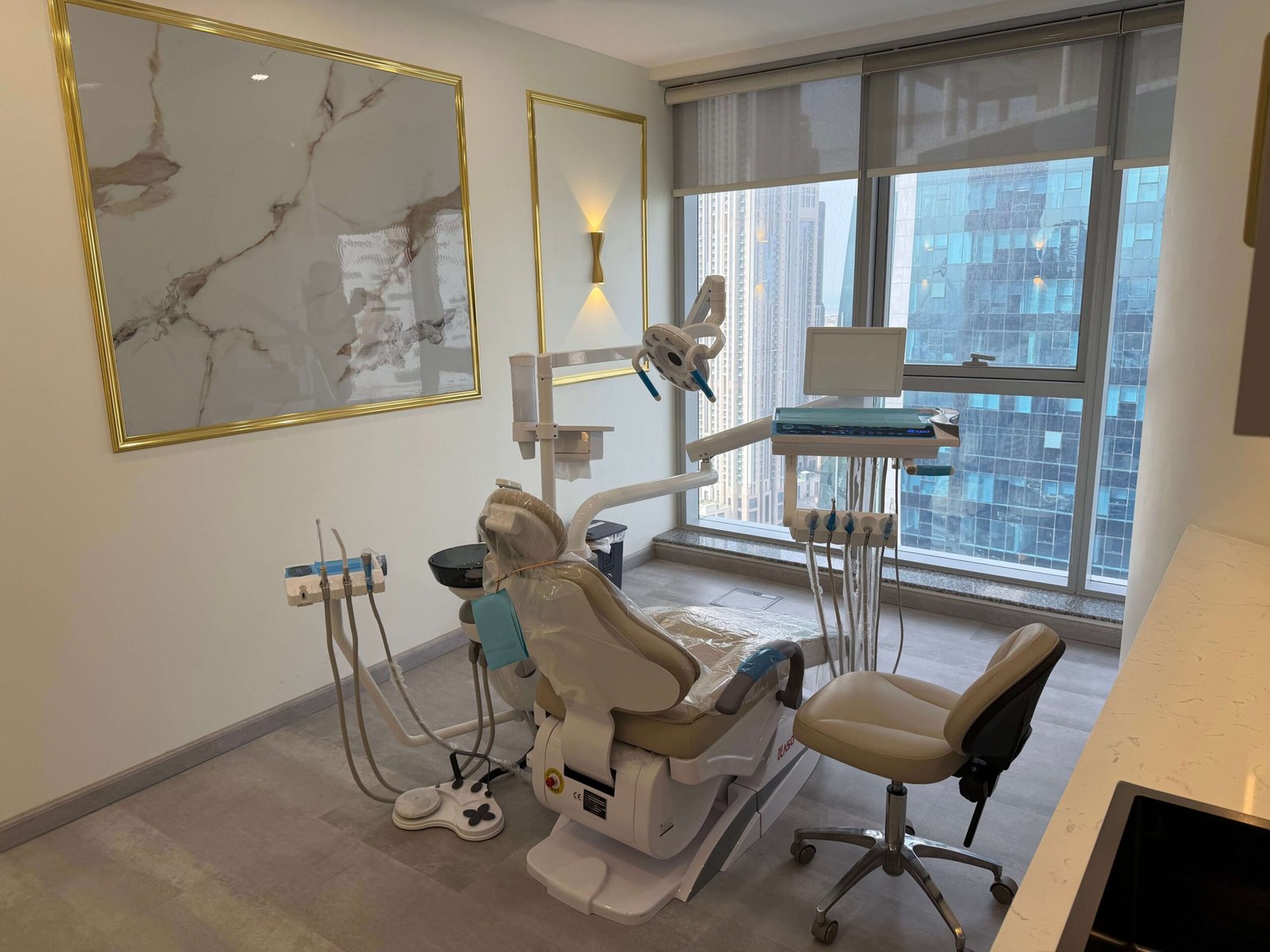 Treatment room inside White Swan Dental Clinic, Business Bay